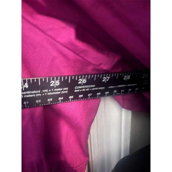 Lane Bryant Women's Purple Ruffle Shirt Jacket Belted Plus Size 28 NWT‎ - Picture 6 of 7